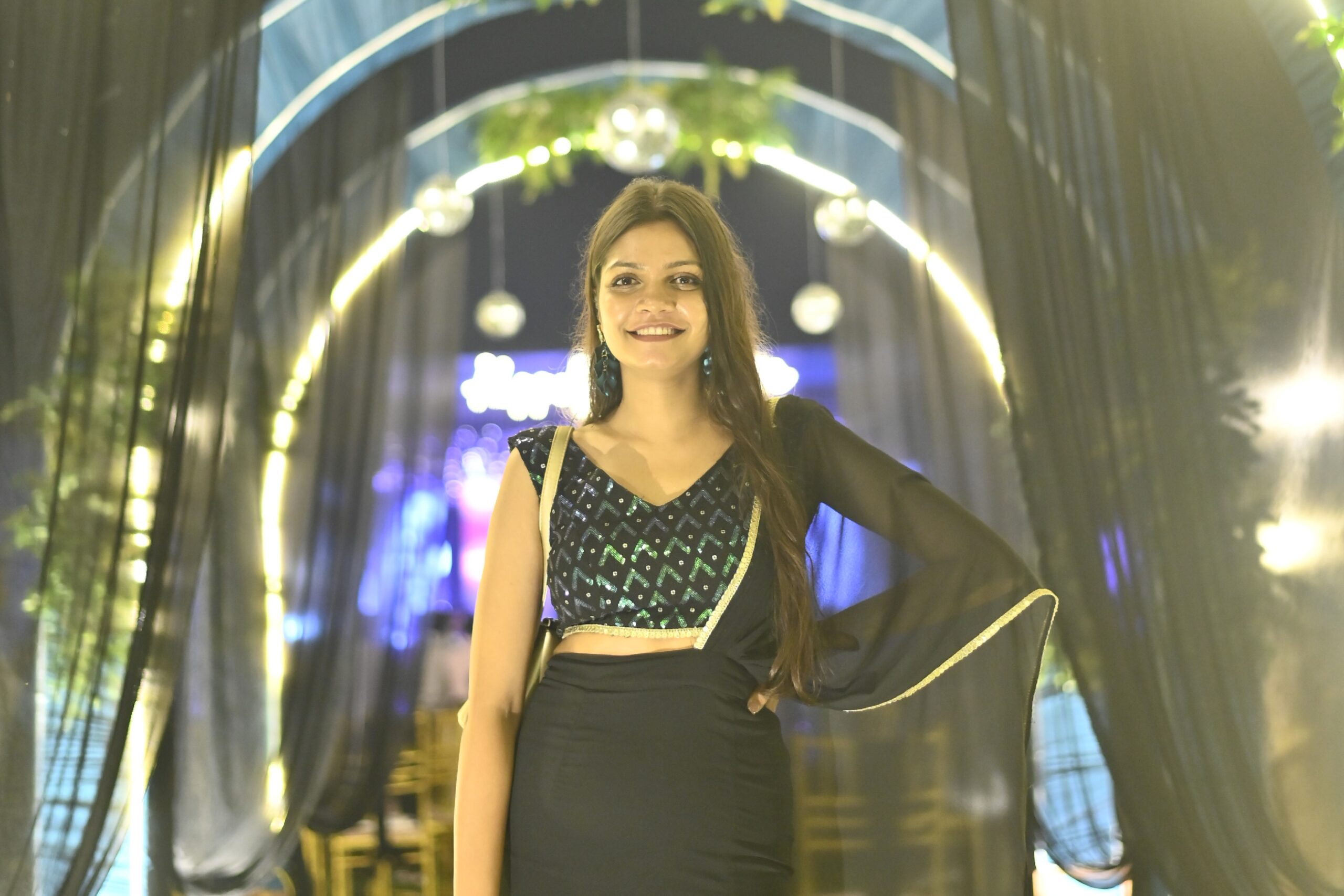 female anchor in india megha kedia